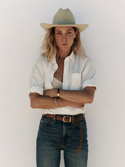 White Mainstay Cotton Shirt
