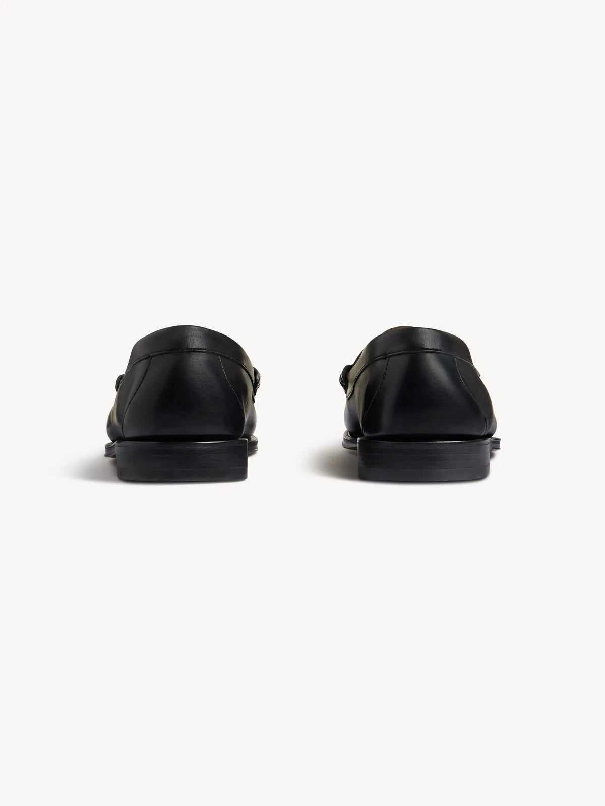 Black Leather G.H. BASS X Buck Mason Larson Loafer