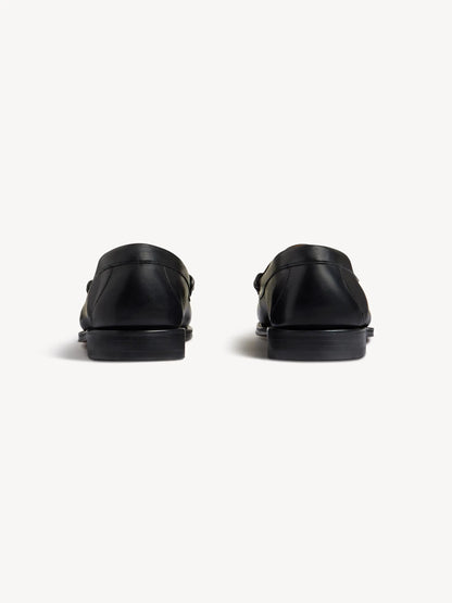 Black Leather G.H. BASS X Buck Mason Larson Loafer