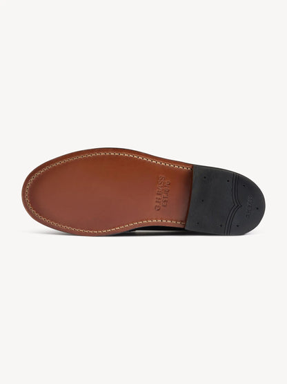 Black Leather G.H. BASS X Buck Mason Larson Loafer
