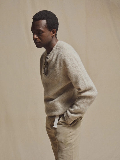 J.Press × Buck Mason Oyster Shaggy Dog Sweater