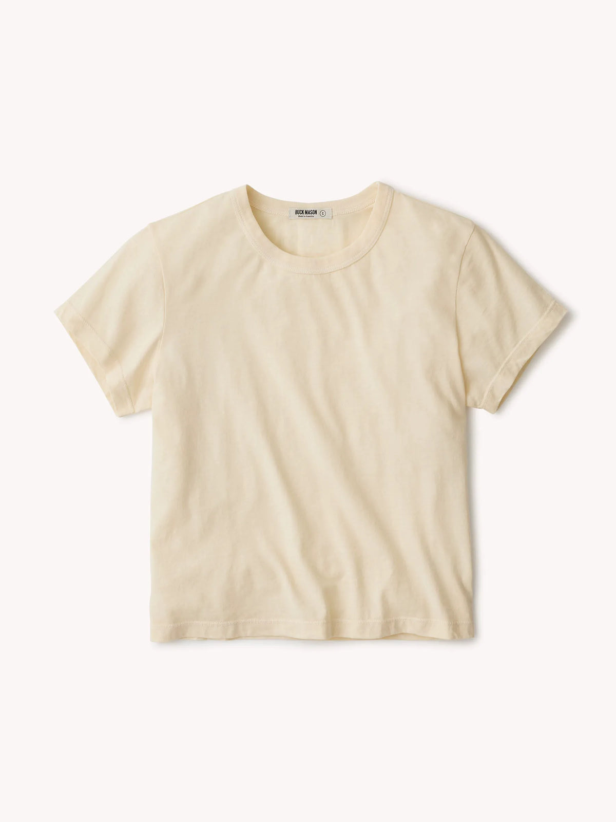 Butter Yellow Pima Boxy Crew