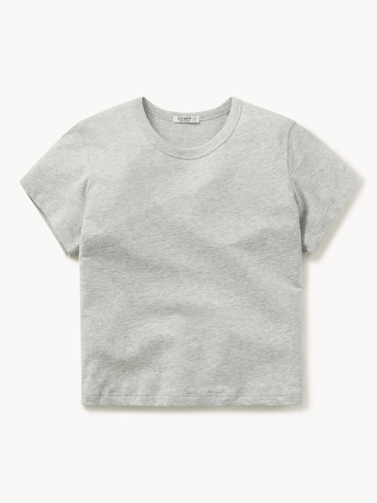 Graphite Pima Boxy Crew