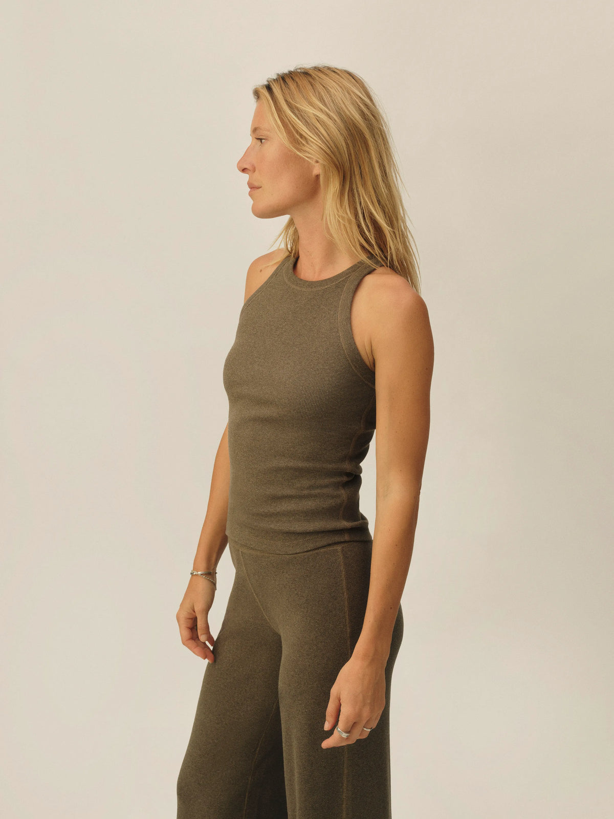 Heather Laurel Surplus Rib Tank