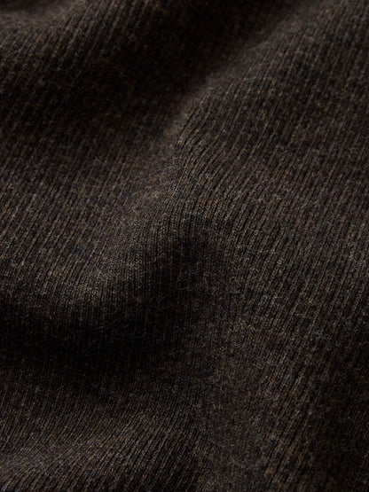 Marled Firewood Surplus Rib Scoop Neck Tank
