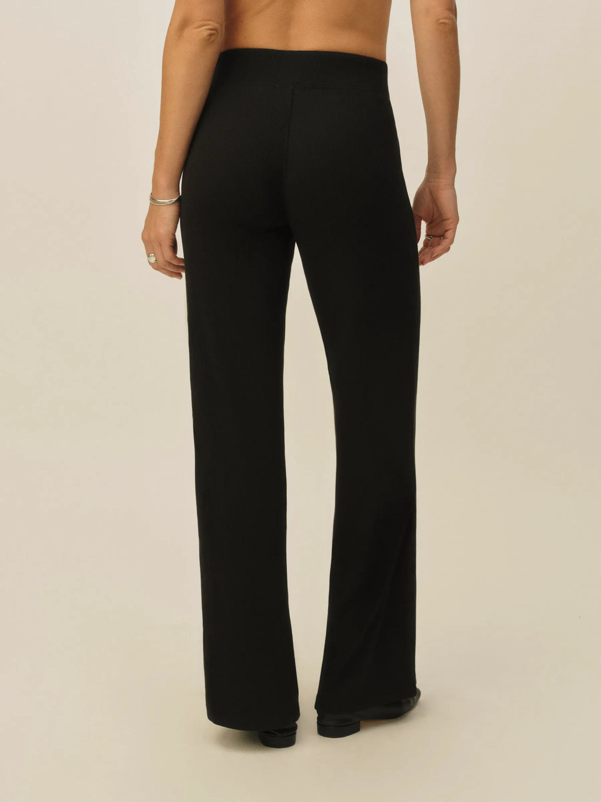 Black Surplus Rib Weekender Pant