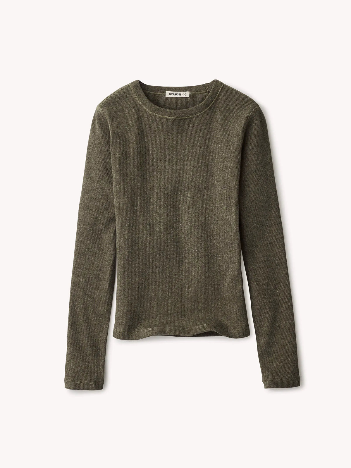 Heather Laurel Surplus Rib L/S Crew
