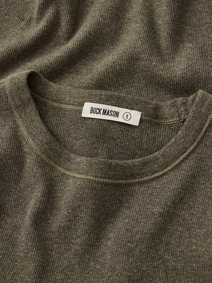 Heather Laurel Surplus Rib L/S Crew
