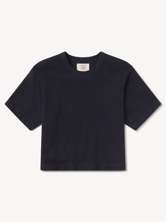Dress Navy Field-Spec Boyfriend Crop Tee