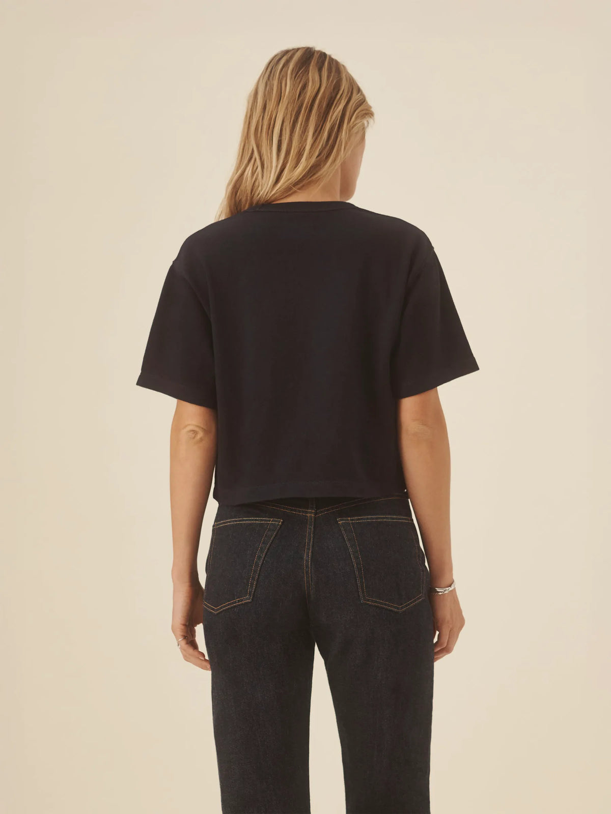 Dress Navy Field-Spec Boyfriend Crop Tee
