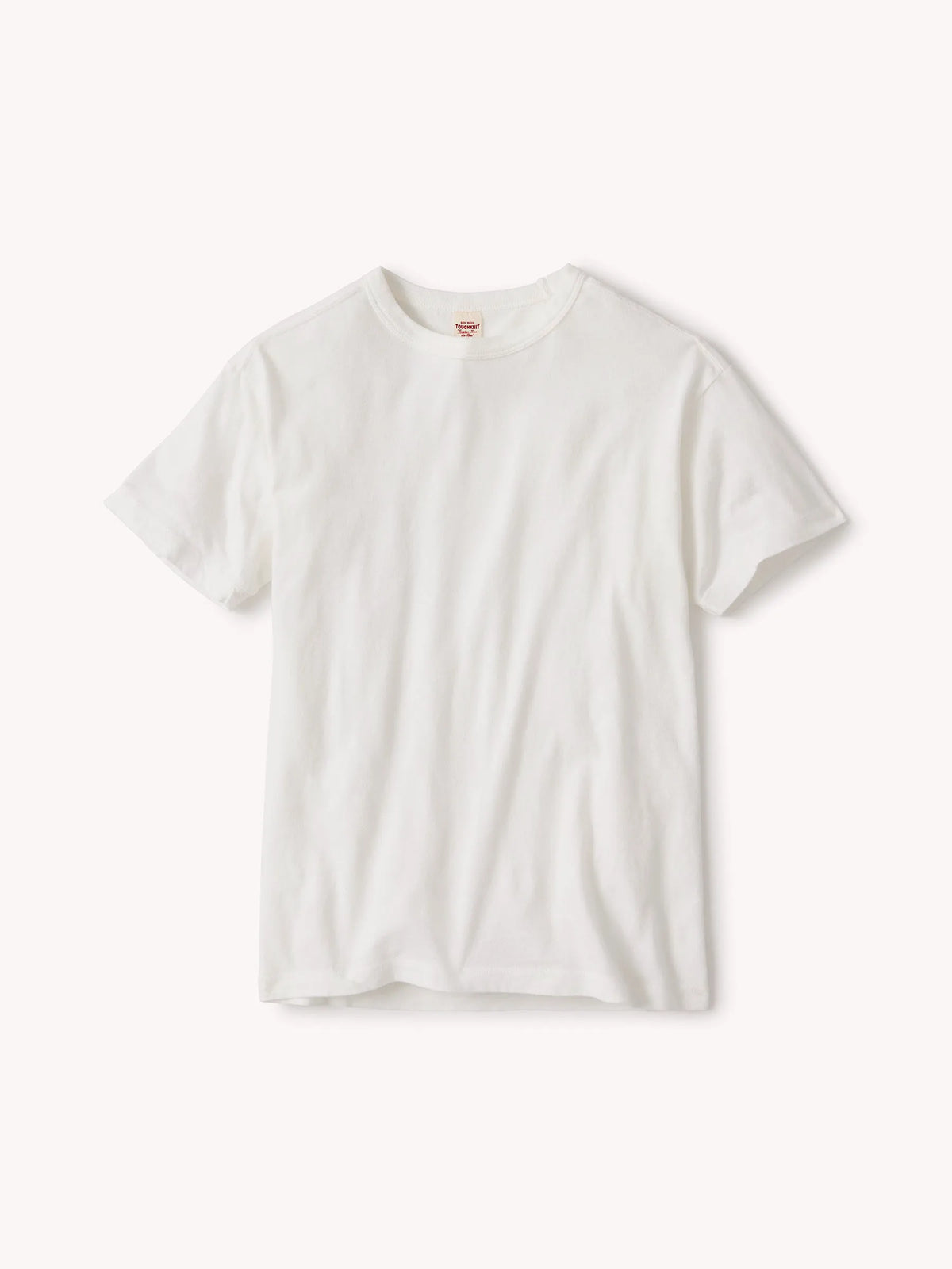 White Toughknit Easy Tee