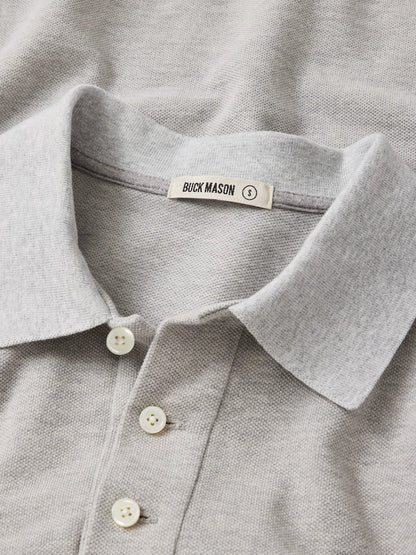 Heather Grey Campus Polo