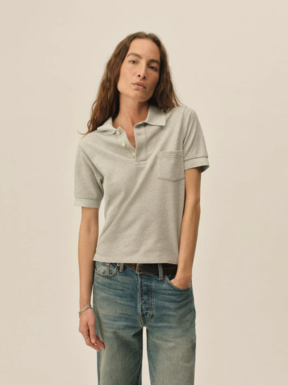 Heather Grey Campus Polo