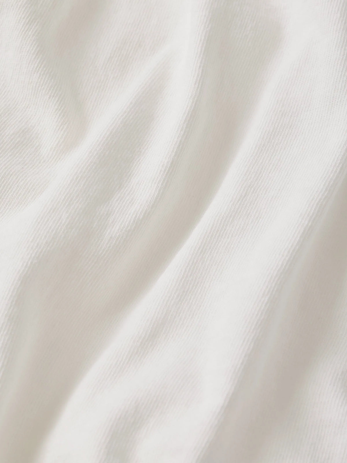 White Toughknit Shrunken Pocket Tee