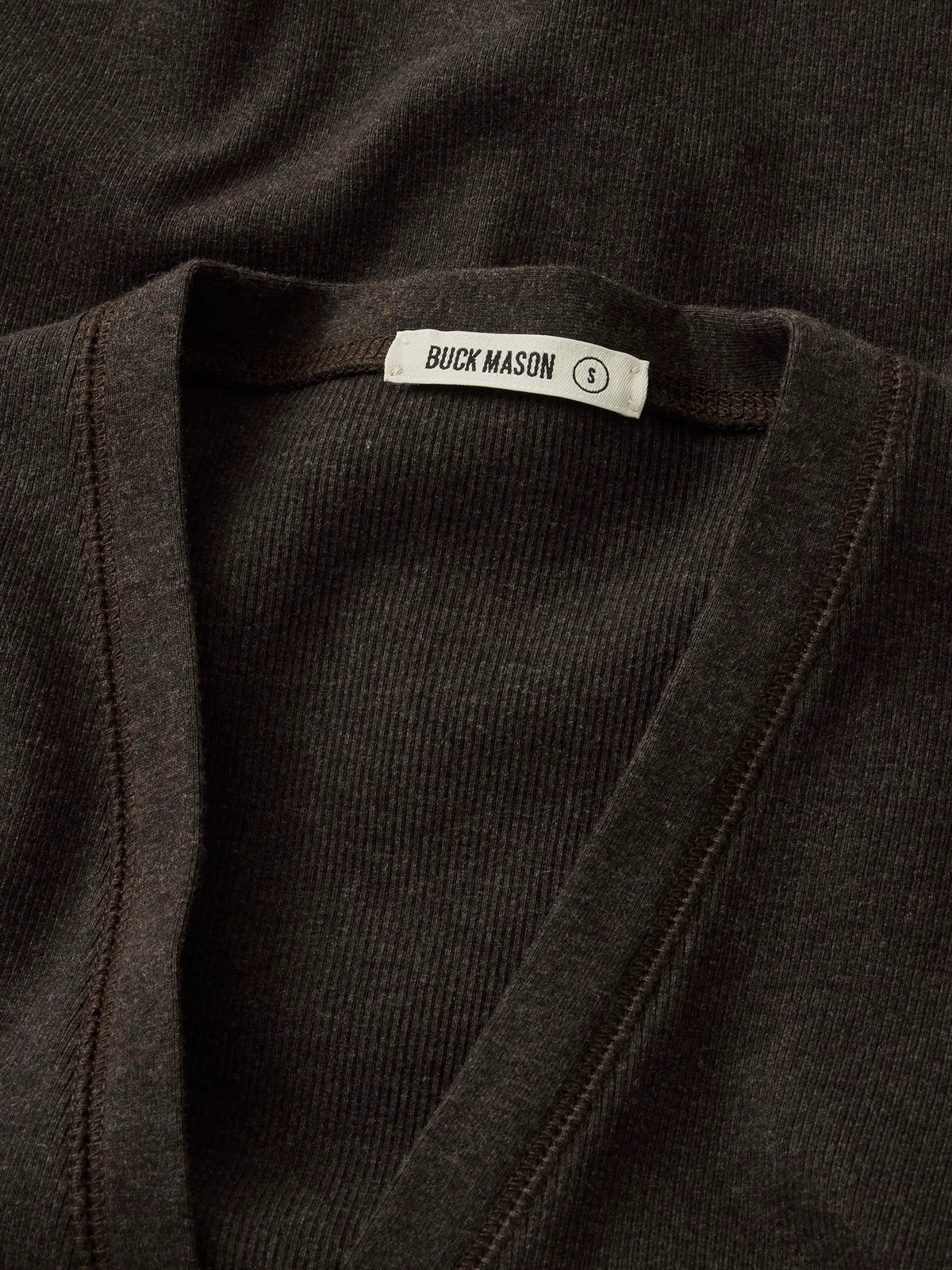 Marled Firewood Surplus Rib Cardigan