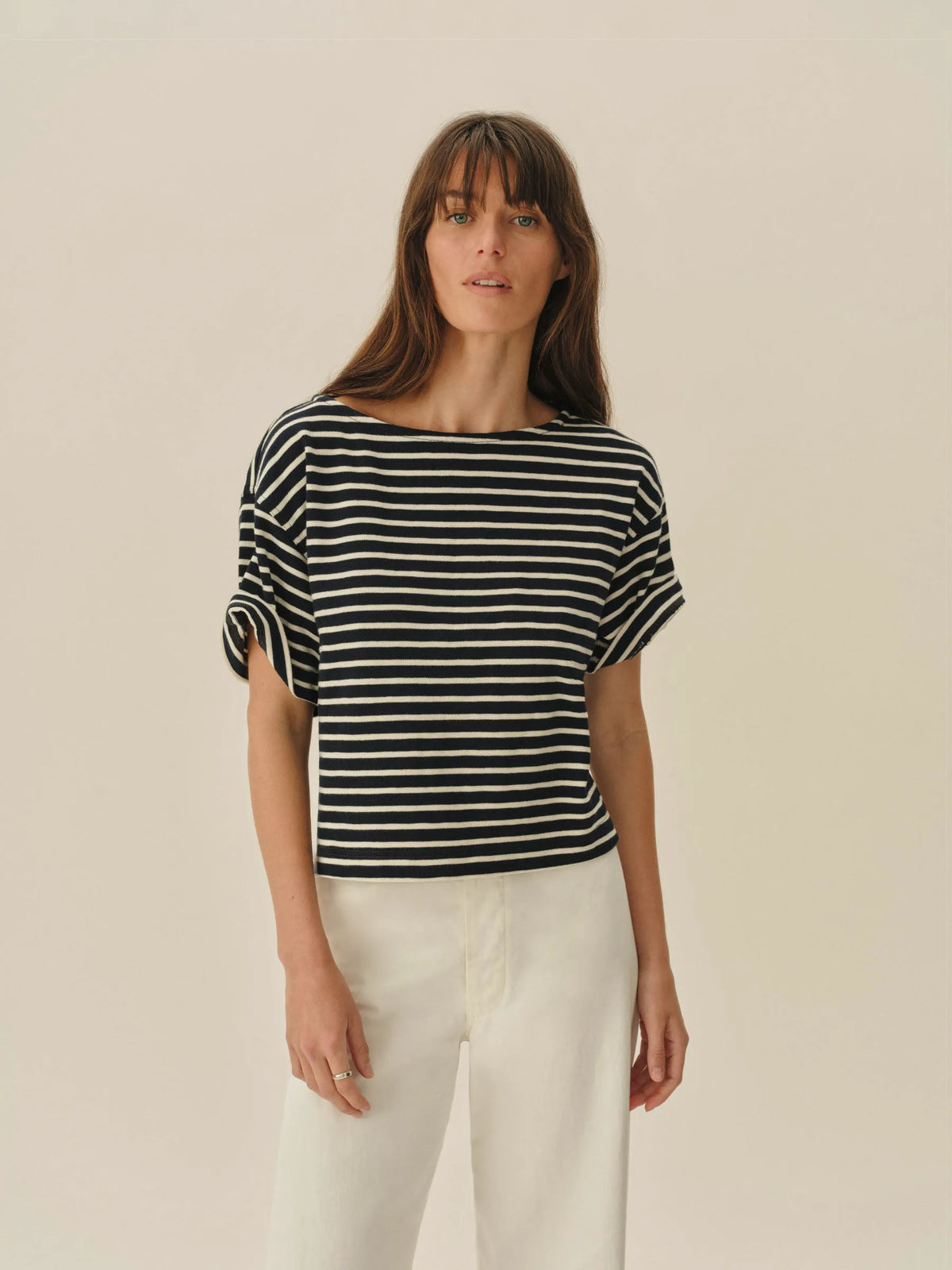 Dark Navy / Natural Field-Spec Boyfriend Mariner Tee