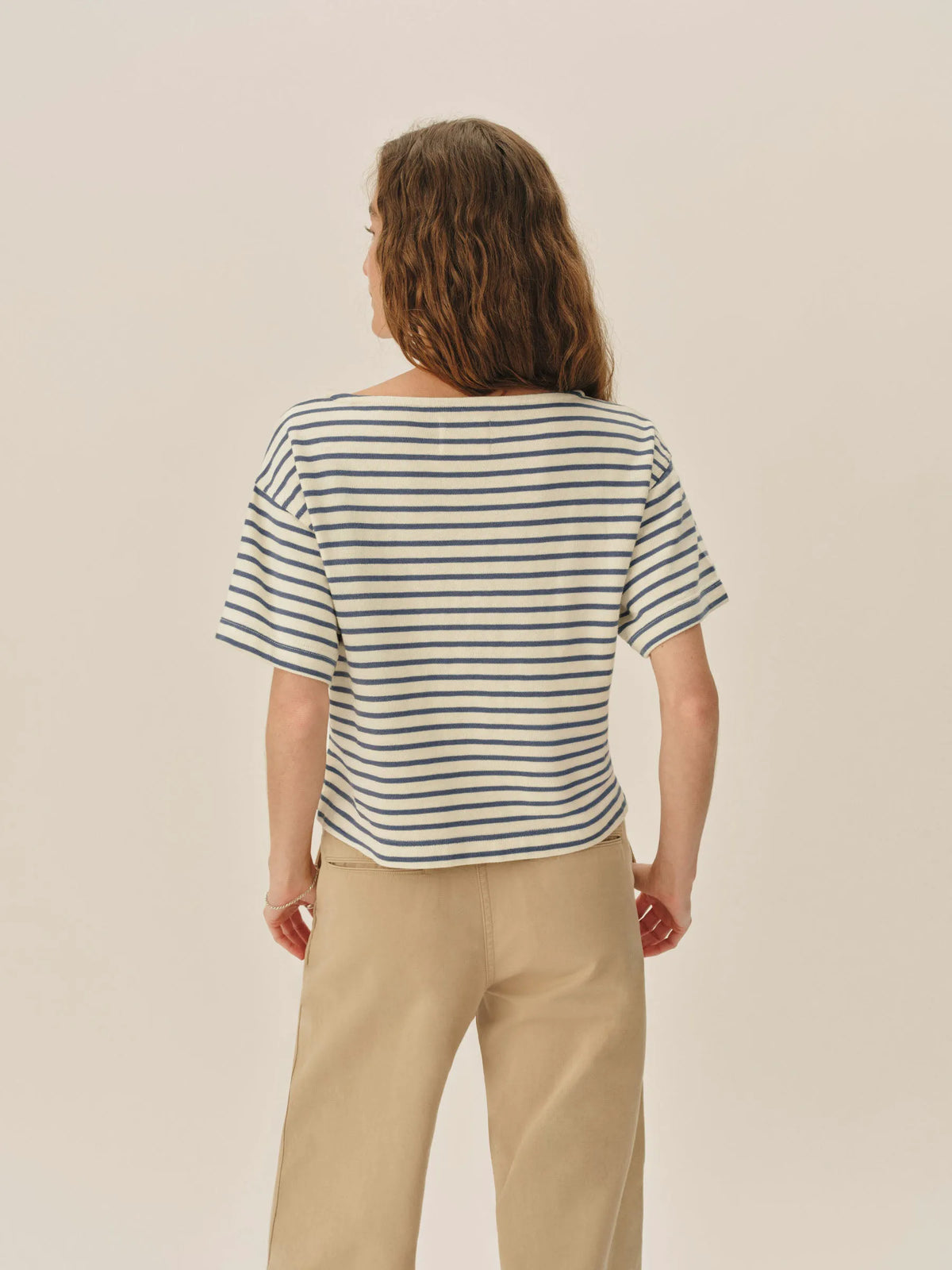 Nautical Blue / Natural Field-Spec Boyfriend Mariner Tee