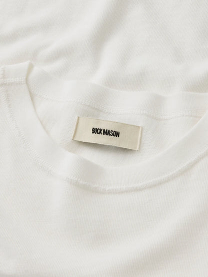 White Field-Spec Boyfriend Crop Rugby Crew