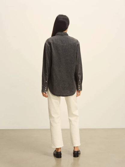 B005 Nep Denim Western Shirt