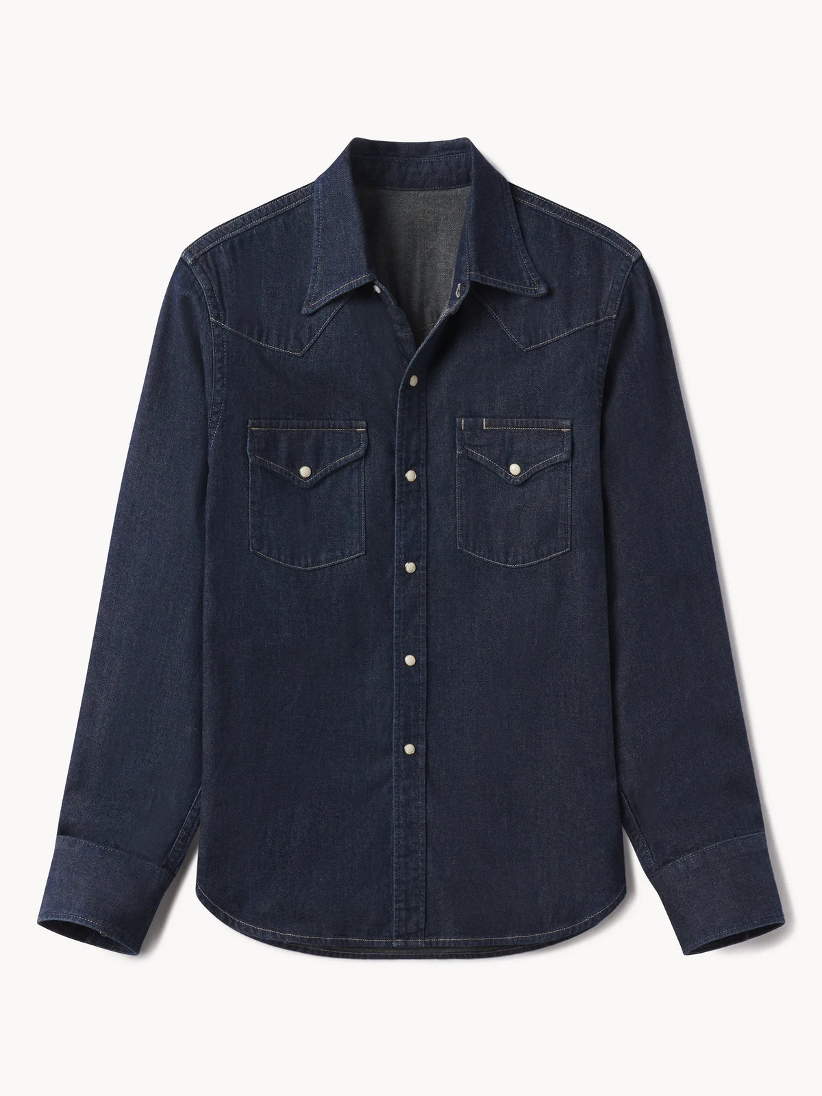 D025 Nep Denim Western Shirt