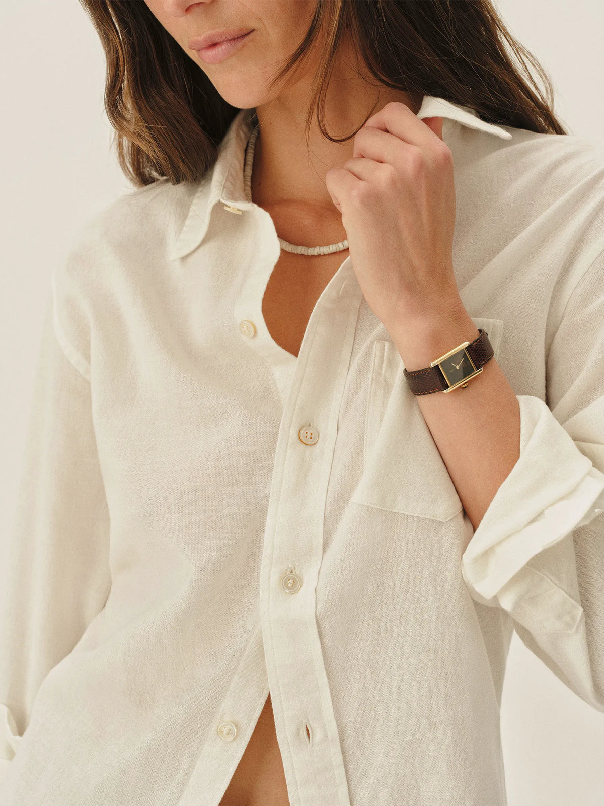 Natural Mainstay Cotton Linen Shirt