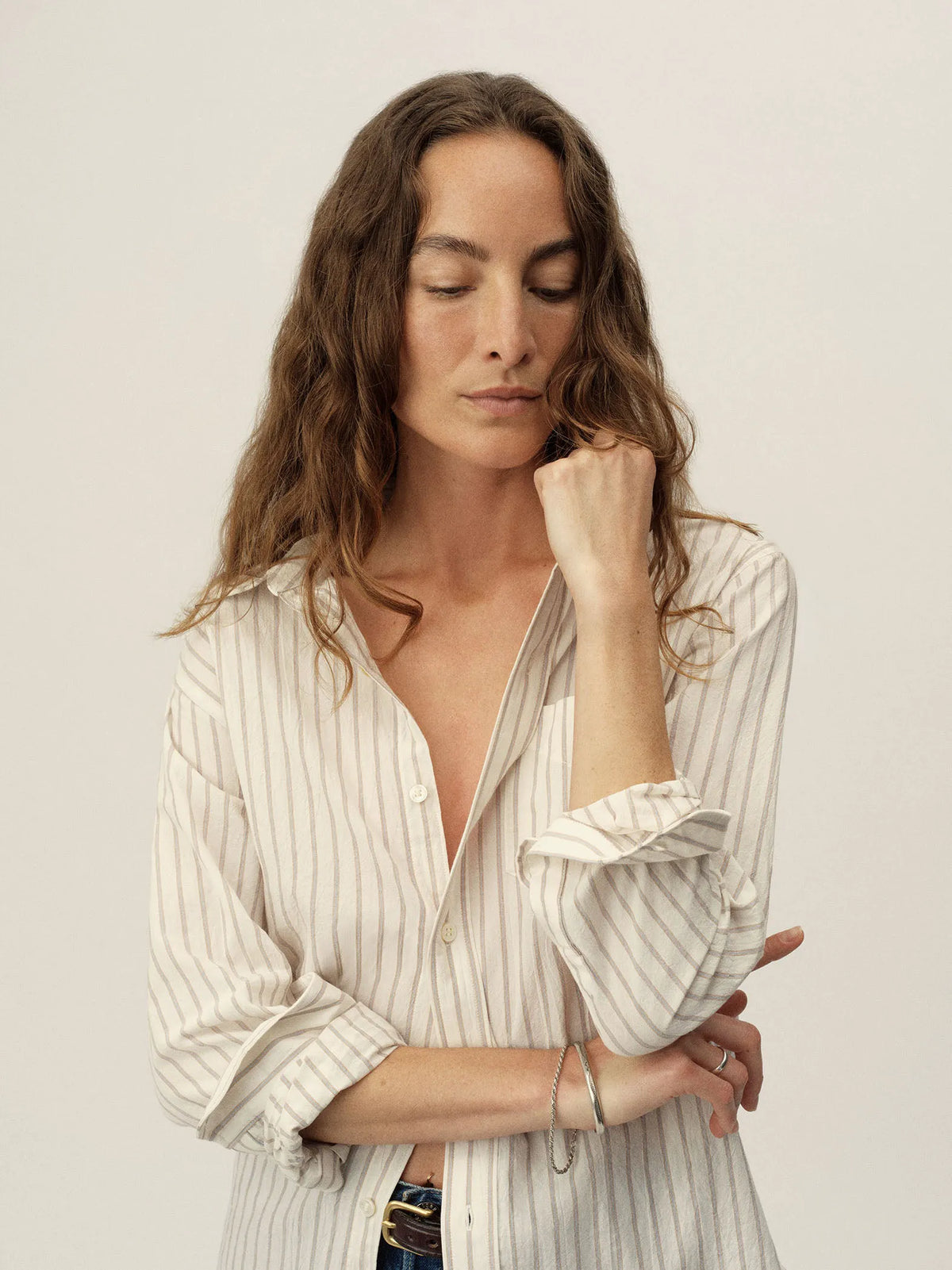 Chamomile Stripe Mainstay Cotton Shirt
