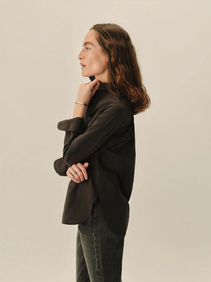 Washed Black Mainstay Cotton Shirt