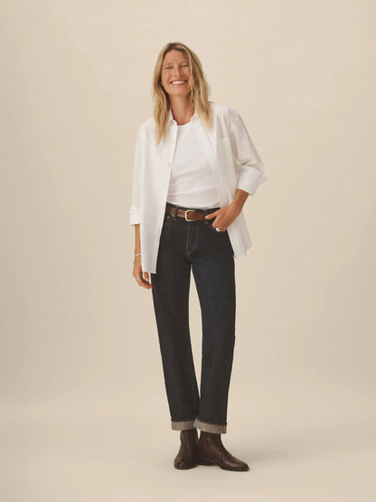 White Mainstay Cotton Shirt