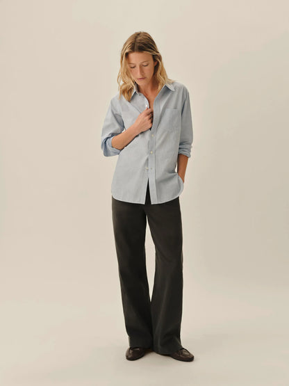 French Blue Eoe Mainstay Cotton Shirt