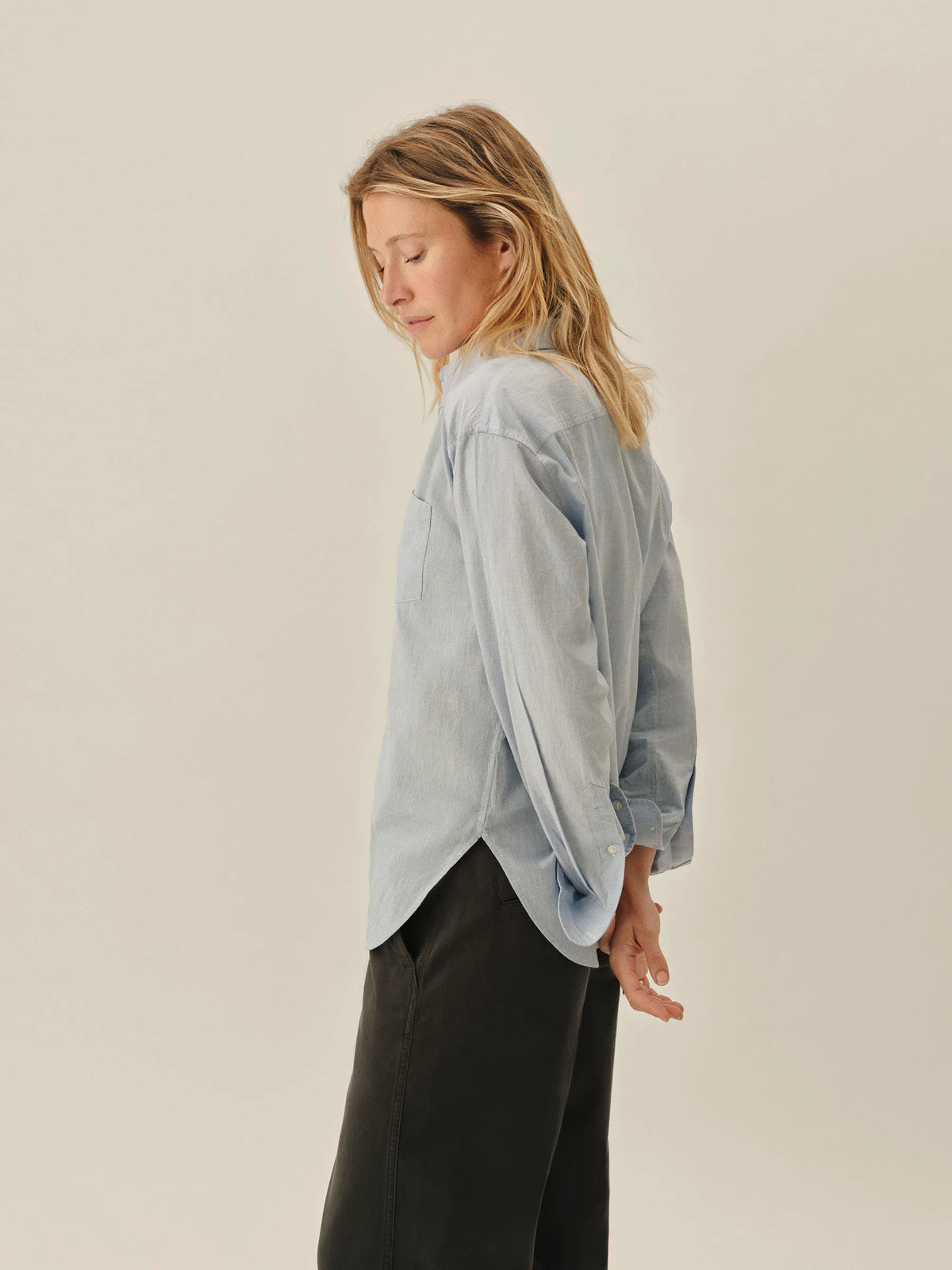 French Blue Eoe Mainstay Cotton Shirt