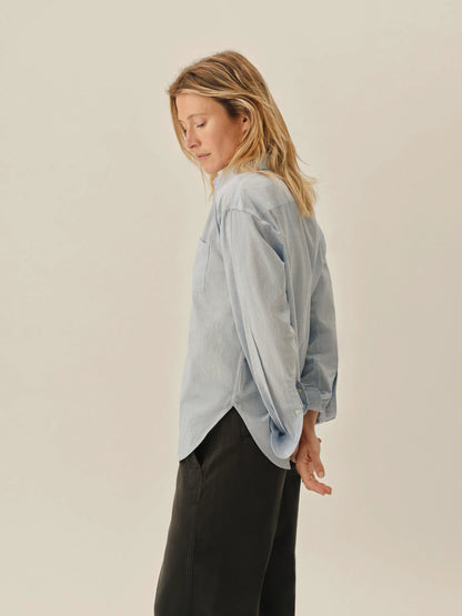 French Blue Eoe Mainstay Cotton Shirt