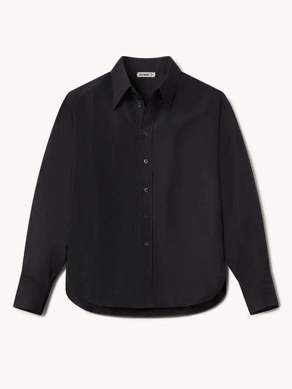 Black Pacific Silk Shirt