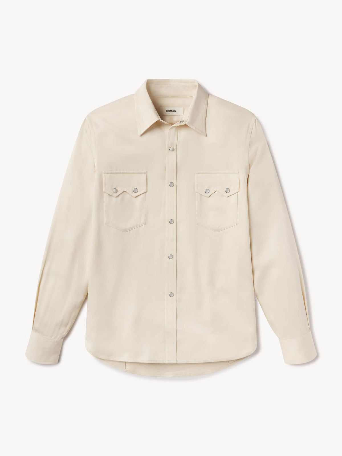 Oyster Duskdream Satin Western Shirt