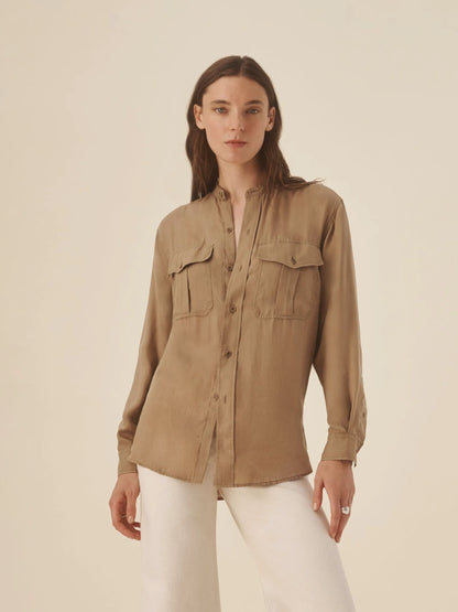 British Khaki Officer Shirt