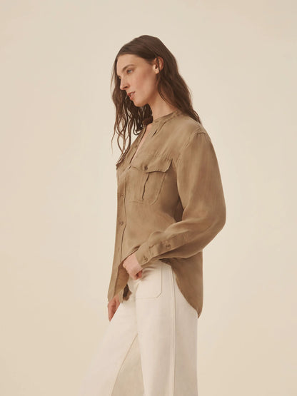 British Khaki Officer Shirt