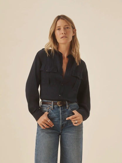 Dress Navy Officer Shirt