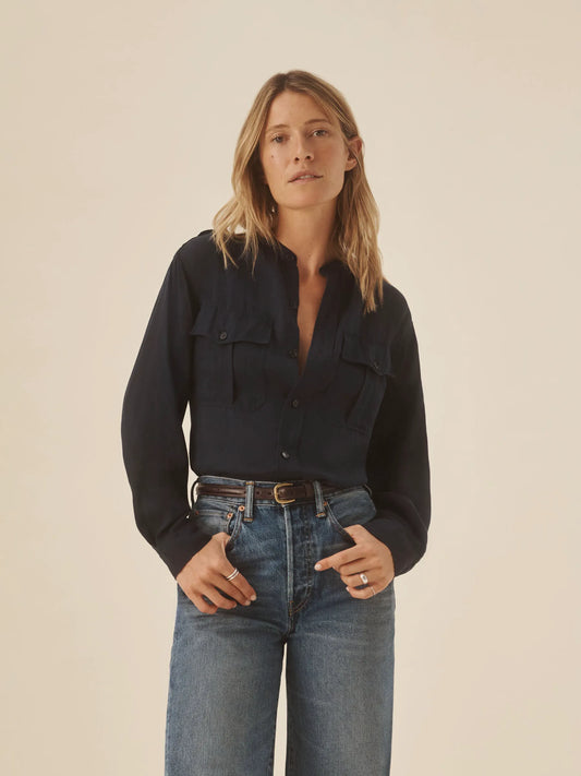 Dress Navy Officer Shirt