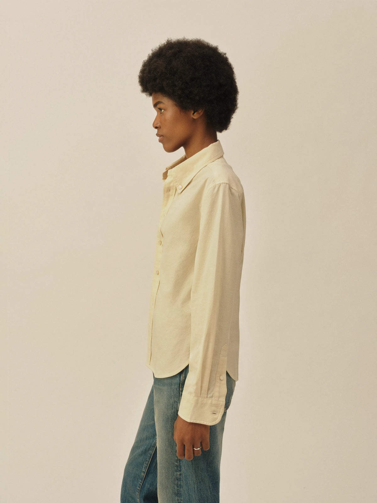 Butter Yellow California Oxford Prep Shirt