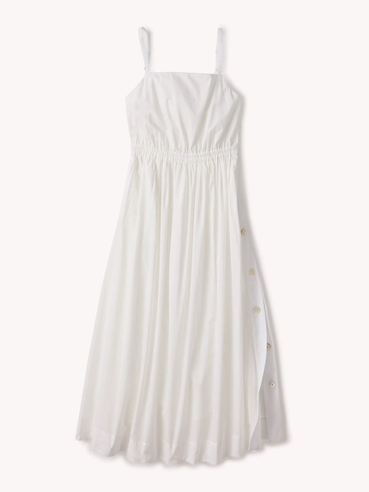 Natural Poplin Veranda Dress