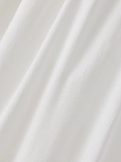 Natural Poplin Veranda Dress