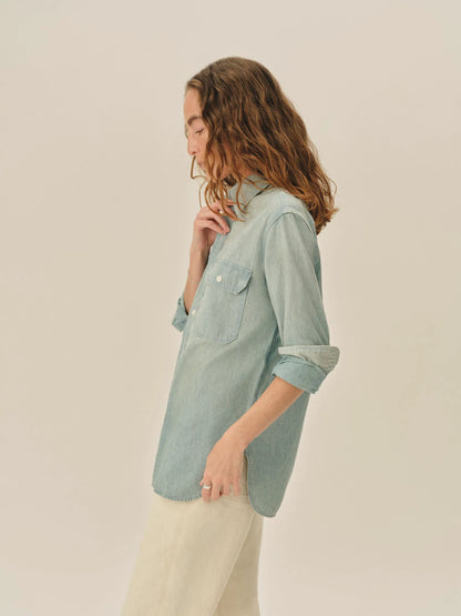 L052 Japanese Chambray Utility Shirt