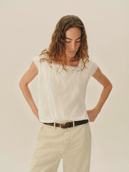 Natural Heirloom Poplin Tee
