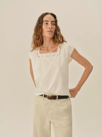 Natural Heirloom Poplin Tee