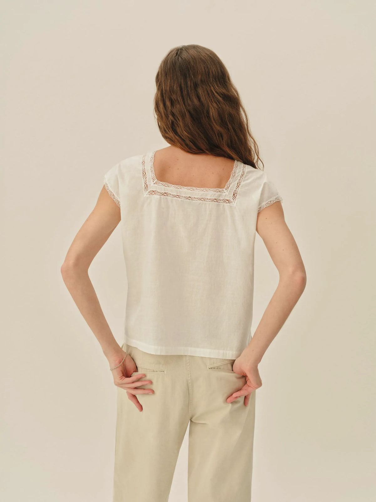 Natural Heirloom Poplin Tee