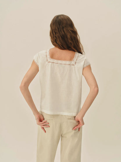 Natural Heirloom Poplin Tee