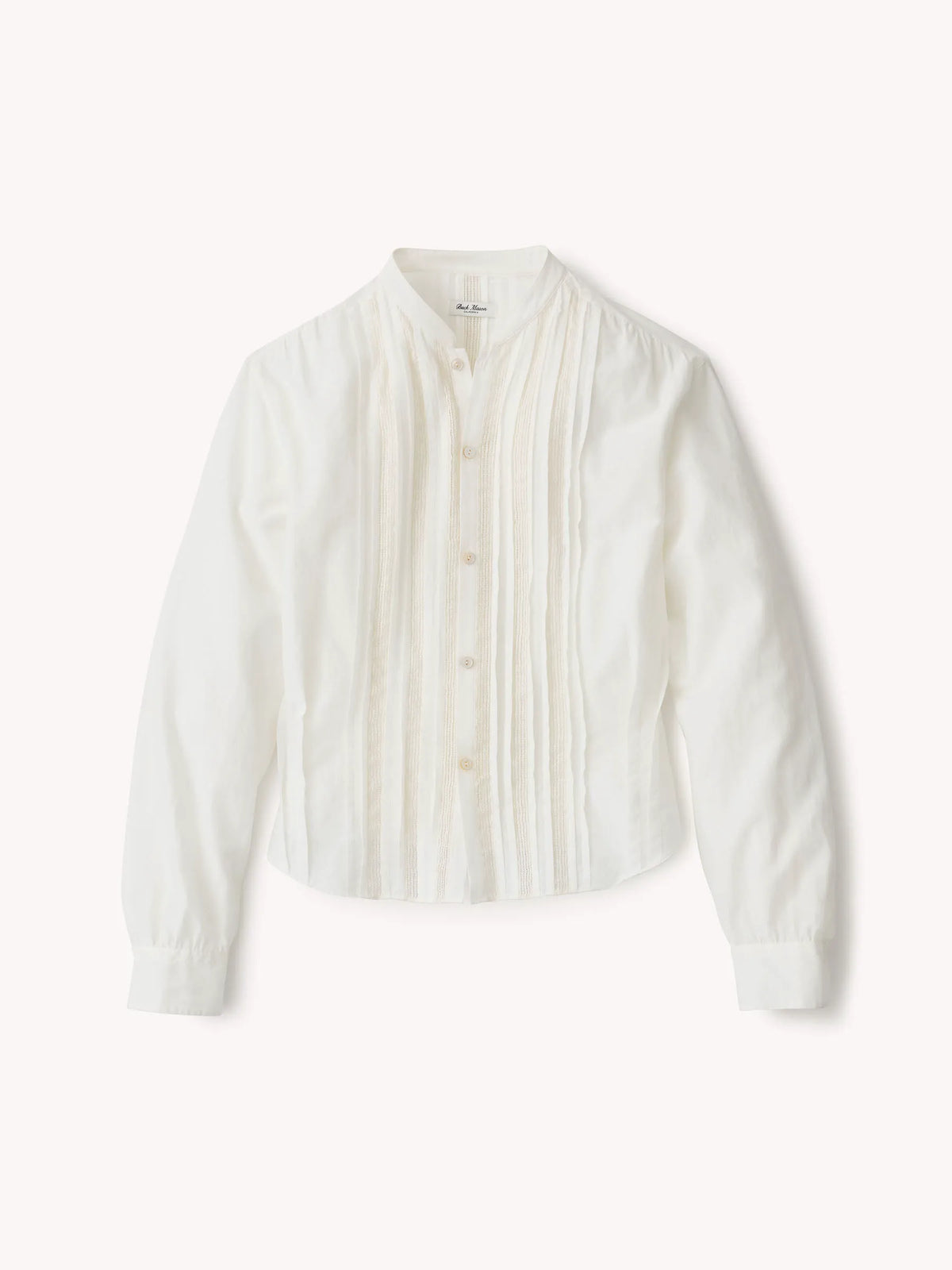 Natural Pleated Parlour Shirt