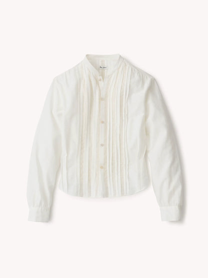 Natural Pleated Parlour Shirt