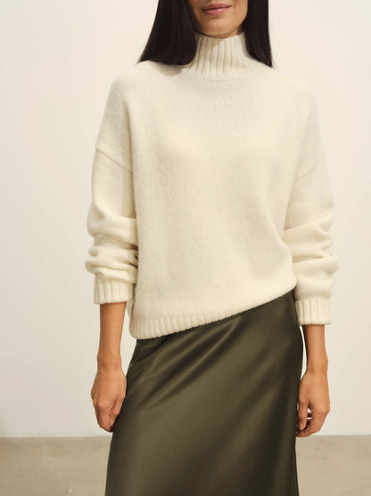 Field Olive Sunset Silk Slip Skirt