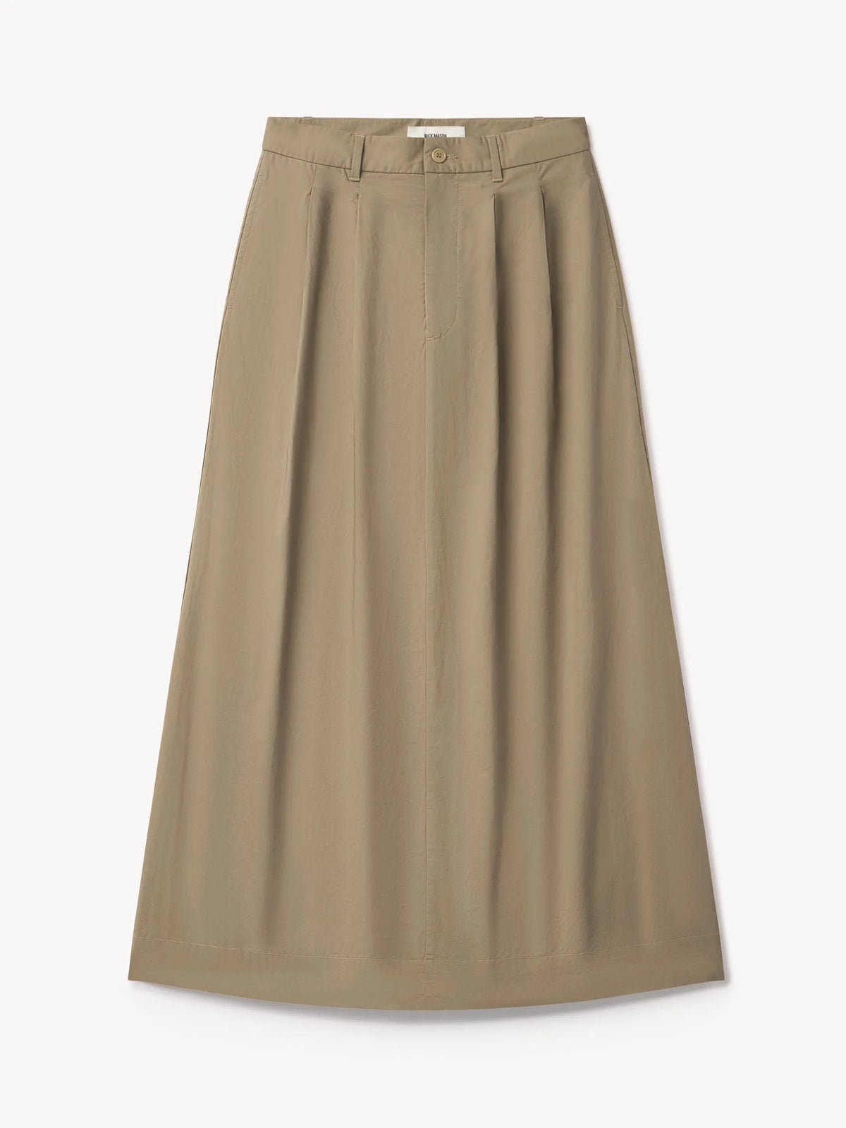 Mushroom Paperweight Poplin Pleated Skirt
