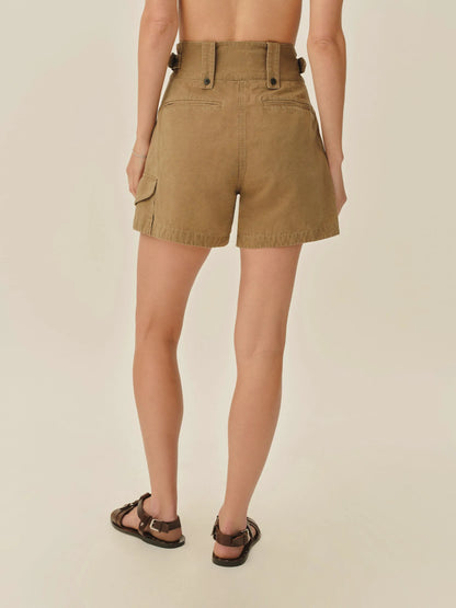 Washed Olive Scout Short
